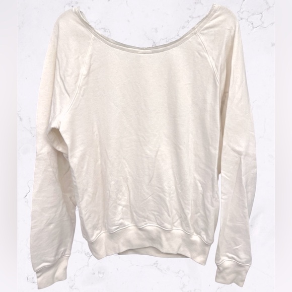 VS PINK Off-Shoulder Stud Sweatshirt - Picture 3 of 8